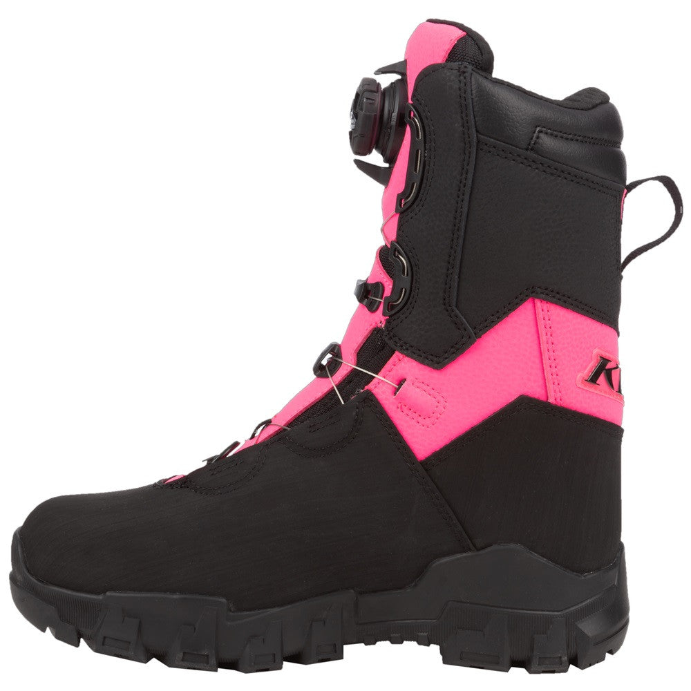Klim Womens Adrenaline Pro S GTX BOA Boots Black - Knockout Pink