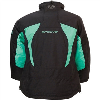 Arctiva Womens Pivot 3 Insulated Snow Jacket - Black/Mint
