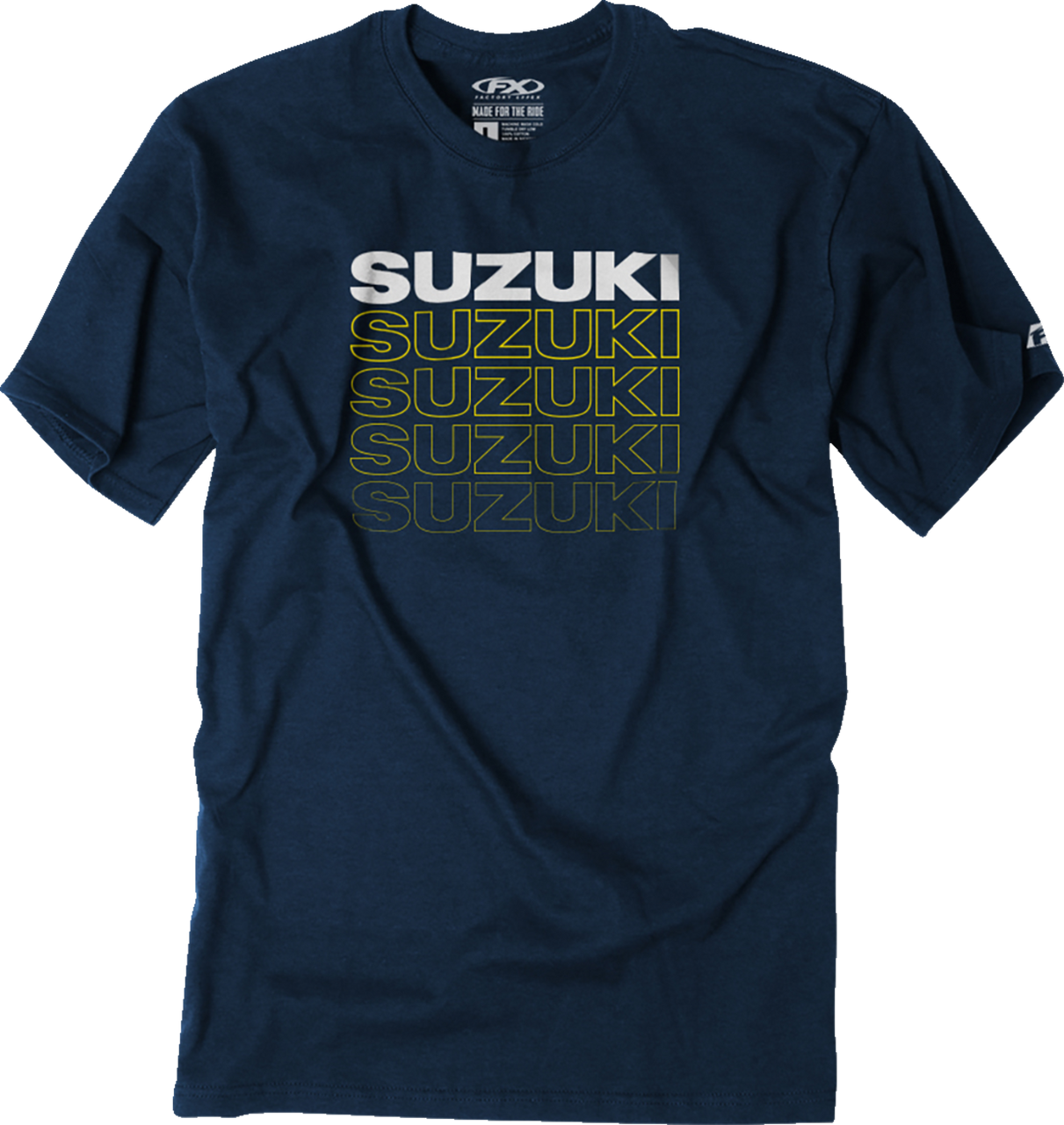 Factory Effex Suzuki Repeat T-Shirt Heather Navy