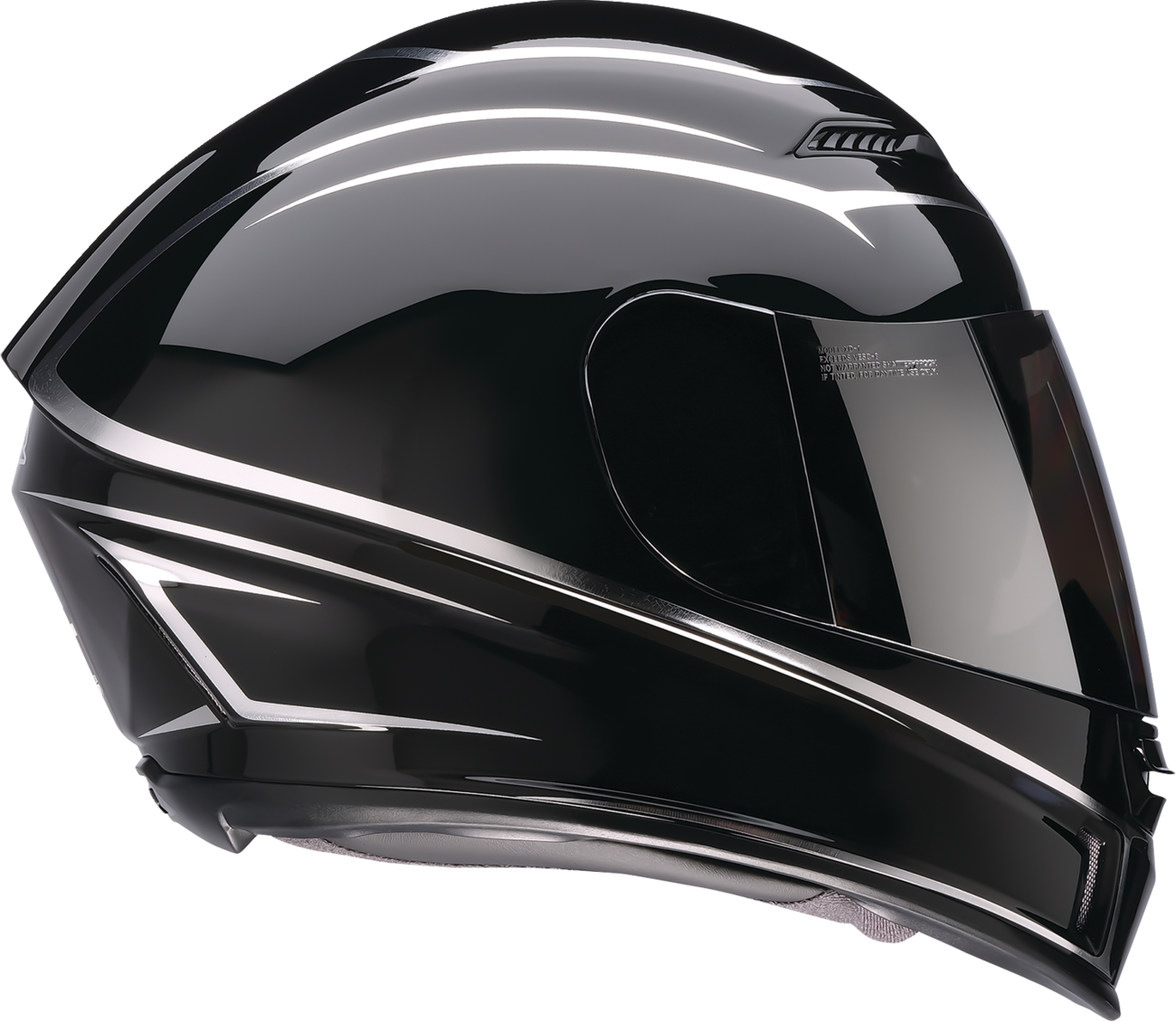 Z1R Jackal Full Face Helmet Foil Black/Silver