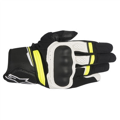 Alpinestars 2019 Booster Gloves - Black/White/Yellow