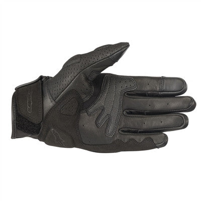 Alpinestars 2019 Mustang v2 Leather Gloves - Black/Black