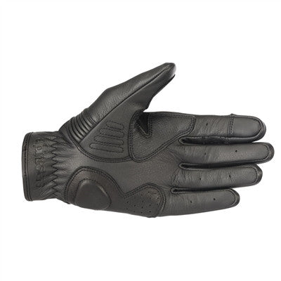 Alpinestars 2019 Crazy Eight Leather Gloves - Black/Black