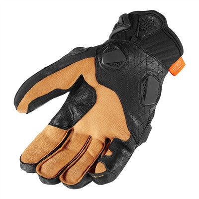 Icon Hypersport Short Gloves - Black