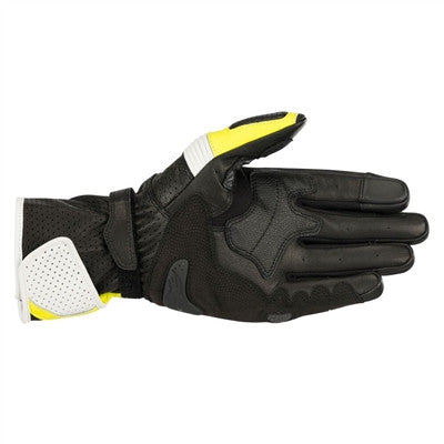 Alpinestars 2019 SP-1 v2 Leather Gloves - Black/White/Yellow