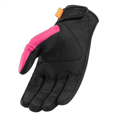 Icon Womens Automag 2 Gloves - Pink