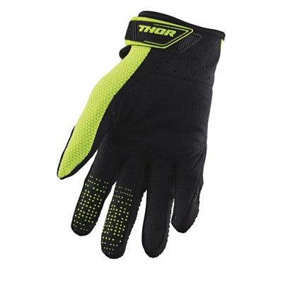 Thor 2021 Youth Spectrum Gloves - Black/Flo Acid