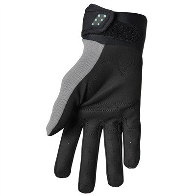 Thor 2023 Youth Spectrum Gloves - Grey/Black/Mint