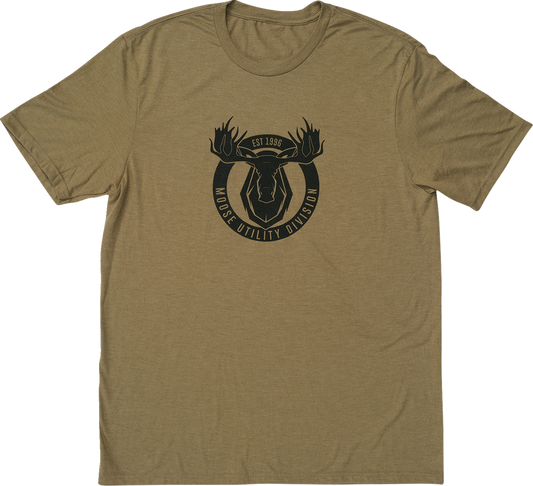 Moose Racing Mud Badge T-Shirt Brown