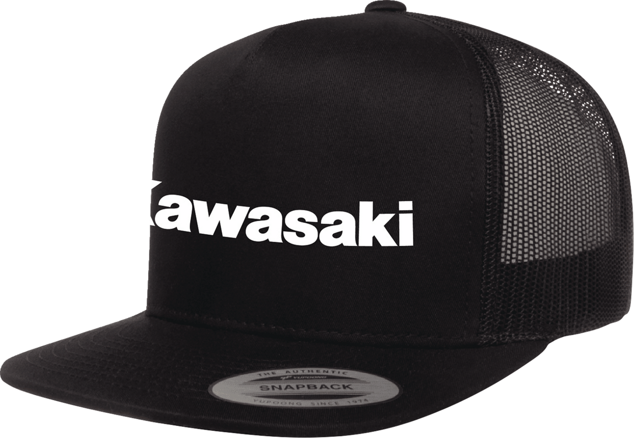 Factory Effex Kawasaki Alpha Snapback Hat Black