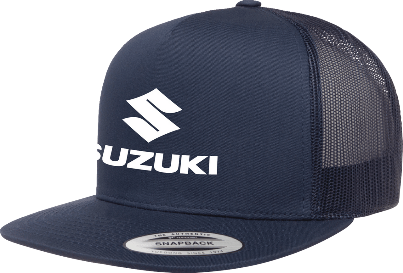 Factory Effex Suzuki Alpha Snapback Hat Navy