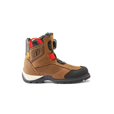 Icon Stormhawk Waterproof Boots - Brown