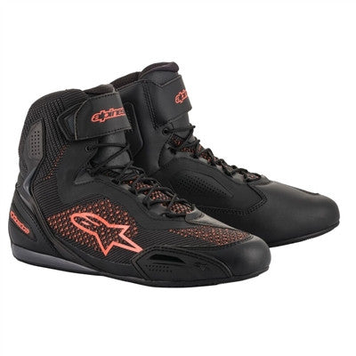 Alpinestars Faster-3 Rideknit Riding Shoes - Black/Red
