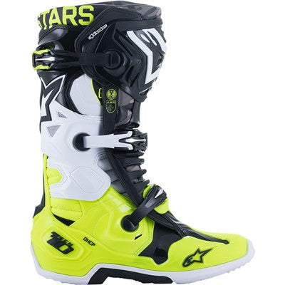 Alpinestars Limited Edition Tech 10 AMS '21 Boots - Black/Yellow/White