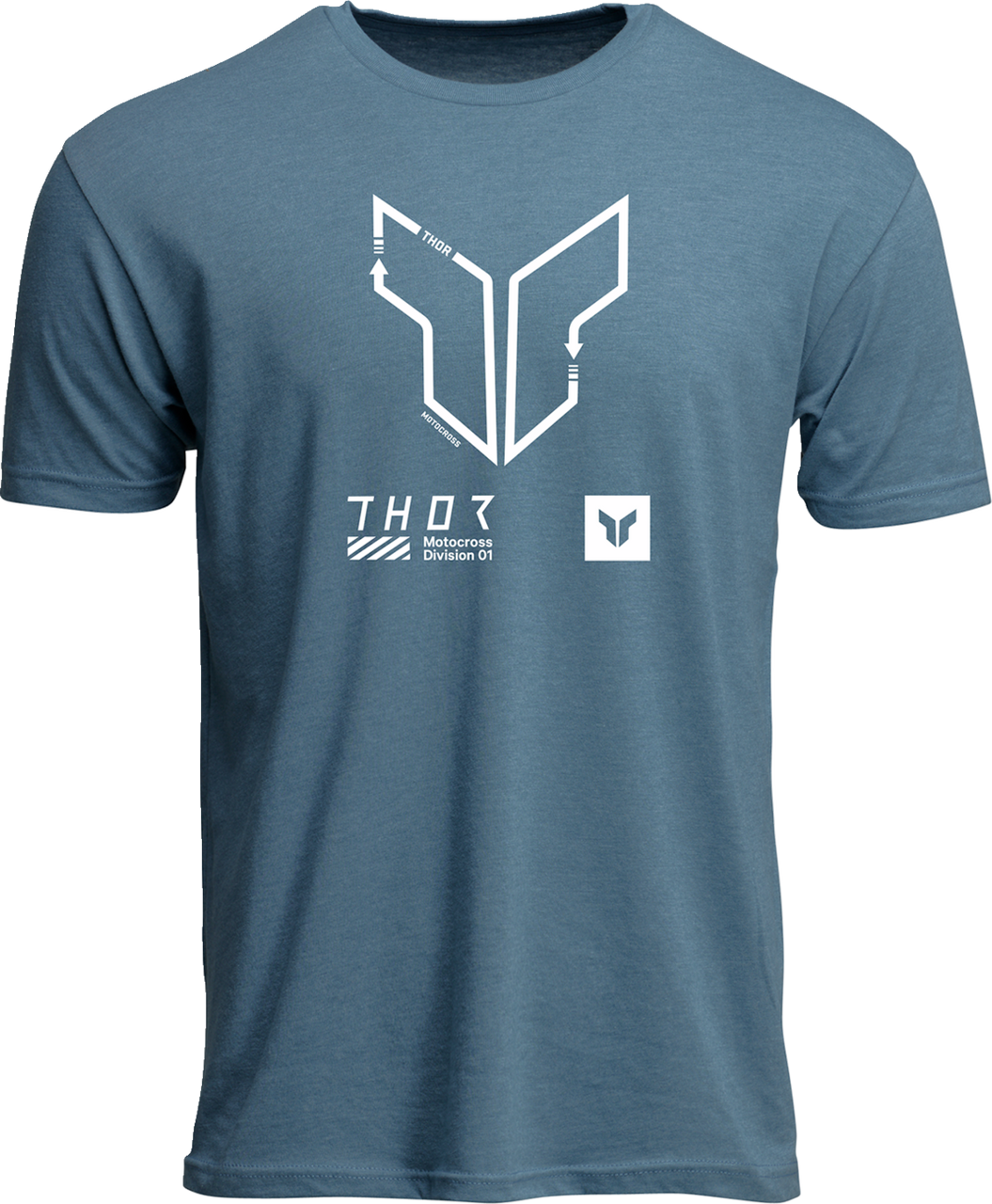 Thor Trax T-Shirt Heather Slate Blue