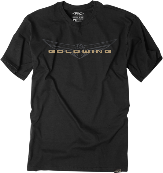 Factory Effex Gold Wing Mens Sketched T-Shirt Black