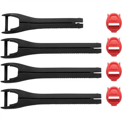 Thor 2023 Blitz XP Straps - Red/Black