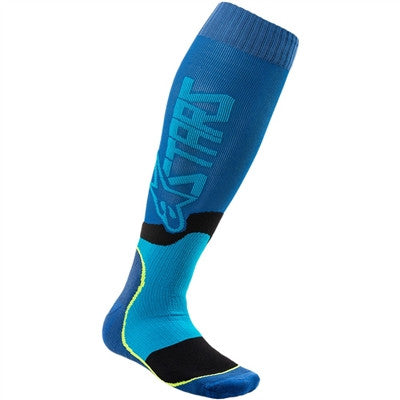 Alpinestars 2020 MX Plus-2 Socks - Blue/Cyan