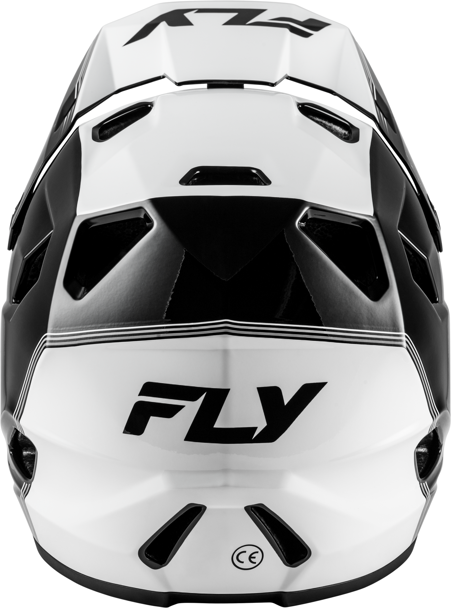 FLY Racing 2026 Youth Rayce Repeat Bicycle Helmet Black/White