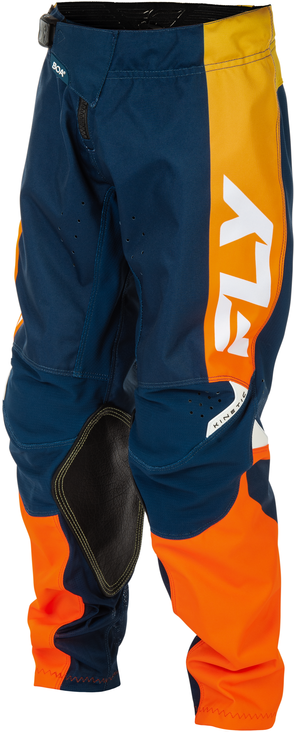 FLY Racing 2026 Youth Kinetic Navy/Orange Jersey Pant Combo