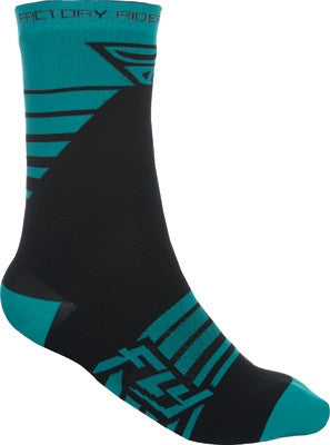 FLY Racing Factory Rider Socks - Teal/Black