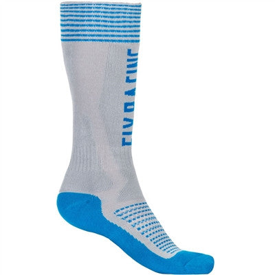 FLY Racing 2021 MX Pro Thick Socks - Grey/Blue