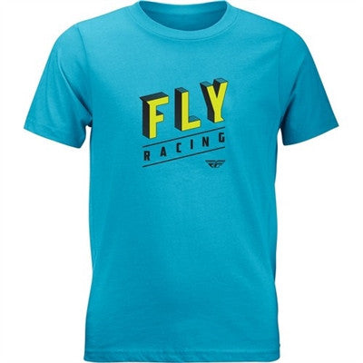 FLY Racing Youth Dimension Tee - Turquoise