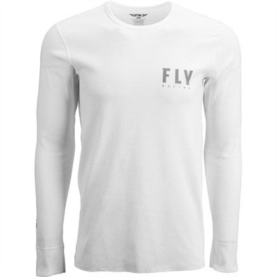 FLY Racing Thermal Shirt - White/Grey