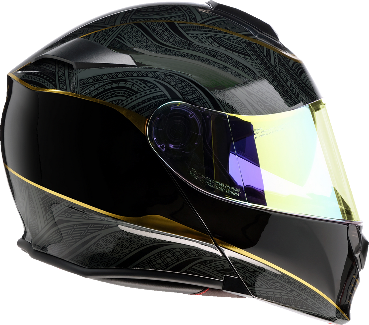 Z1R Solaris 2.0 Notorious Modular Helmet Black/Gold