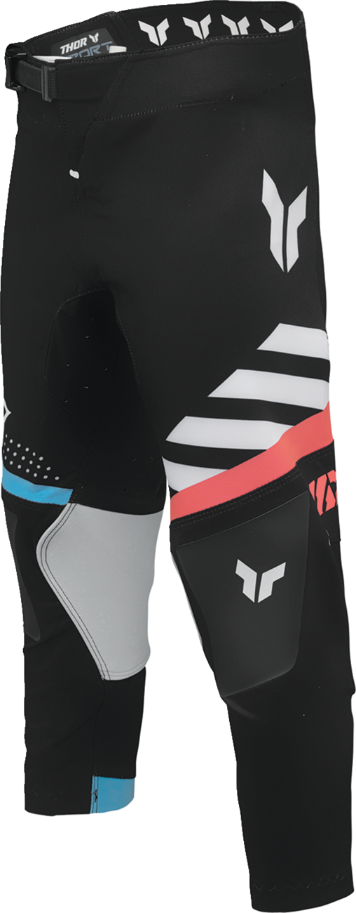 Thor 2026 Youth Sportmode Synth Black Jersey Pant Combo