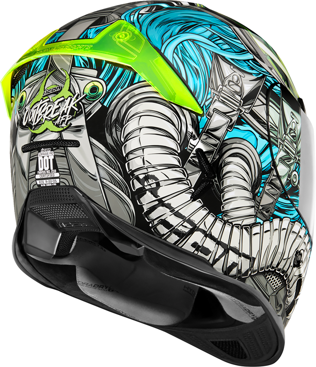 ICON Airframe Pro Helmet Outbreak Blue
