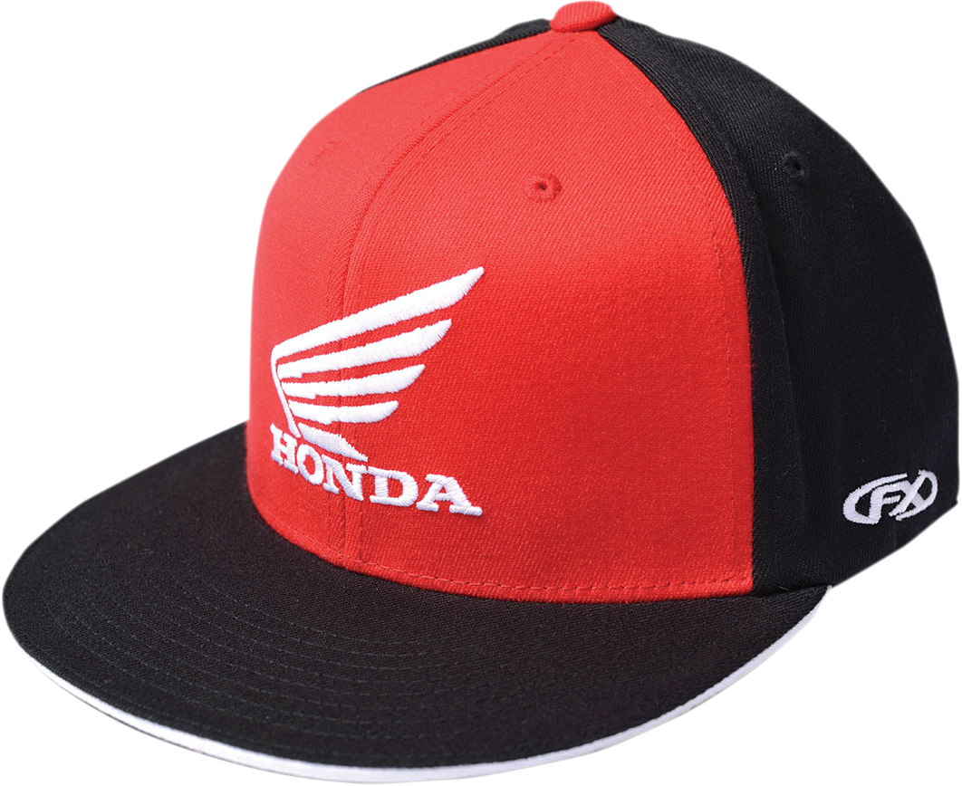 Factory Effex Honda Big Flex-Style Hat Red-Black