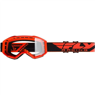 FLY Racing 2020 Focus Goggle - Hi-Vis Orange W/Clear Lens