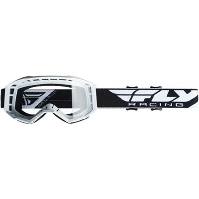 FLY Racing Youth 2020 Focus Goggle - White/Clear Lens