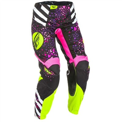 FLY Racing 2018 Womens Kinetic Race Pant - Neon Pink/Hi Vis