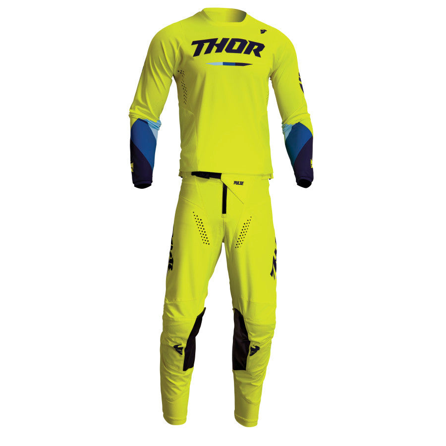 Thor 2024 Youth Pulse Tactic Jersey Pant Combo Acid