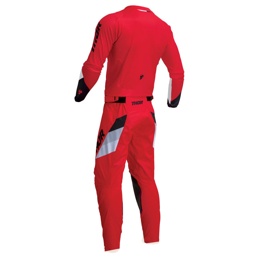 Thor 2024 Youth Pulse Tactic Jersey Pant Combo Red