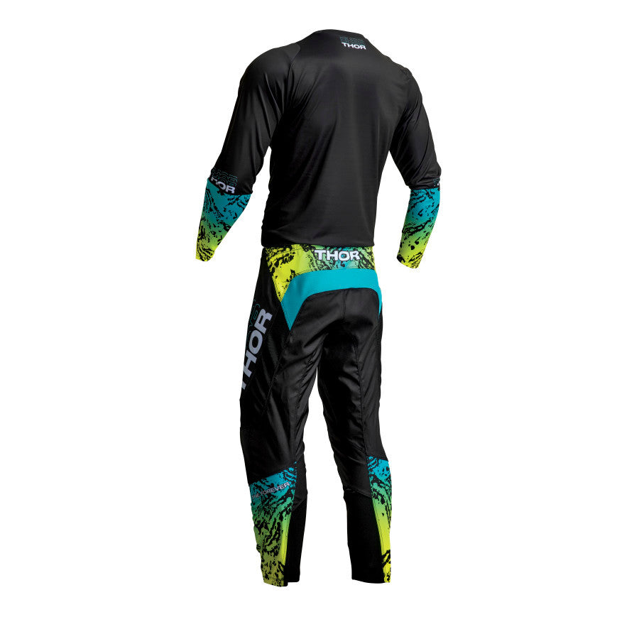Thor 2023 Youth Sector Atlas Jersey Pant Combo Black/Teal