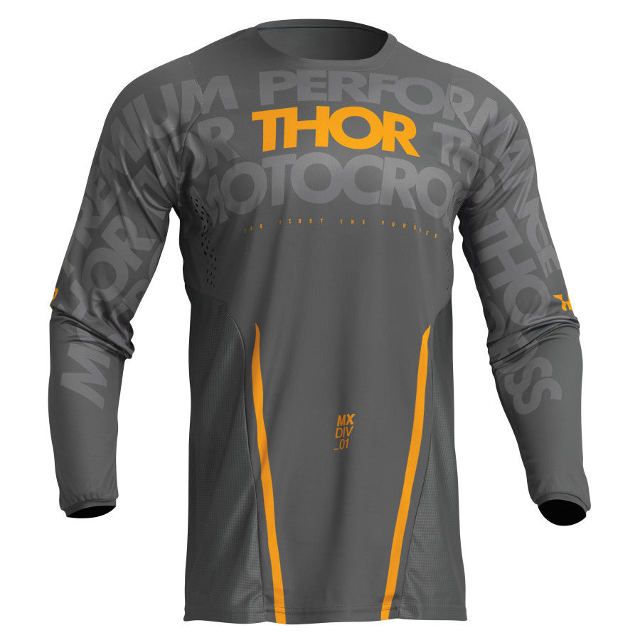 Thor 2024 Pulse Mono Jersey Pant Combo Dark Gray/Yellow