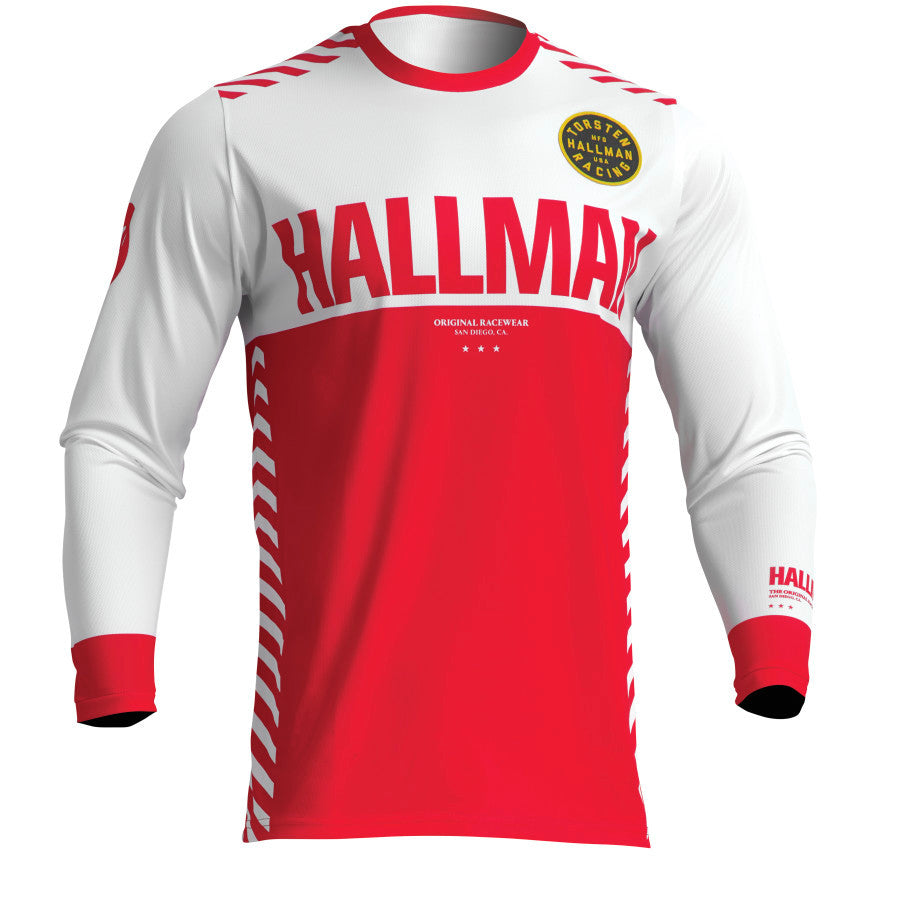 Thor 2024 Hallman Differ Slice Jersey Pant Combo White/Red