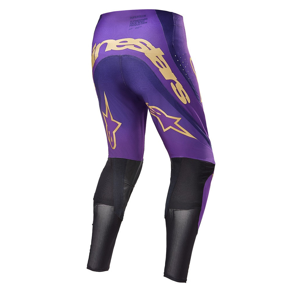 Alpinestars Supertech Champ LE Pant Ultraviolet/Gold/Black