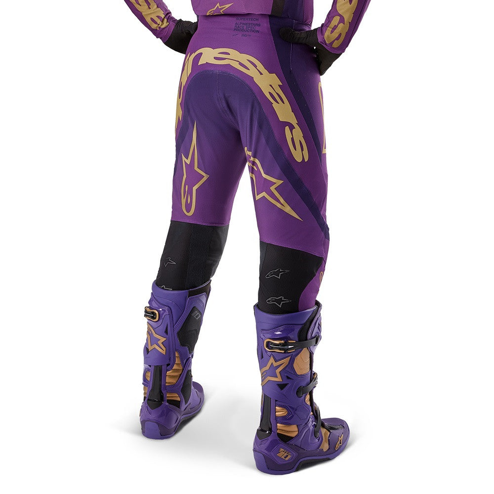 Alpinestars Supertech Champ LE Pant Ultraviolet/Gold/Black