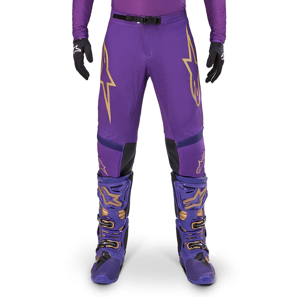 Alpinestars Supertech Champ LE Pant Ultraviolet/Gold/Black