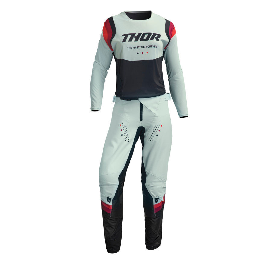 Thor 2024 Womens Pulse Rev Jersey Pant Combo Black/Light Mint