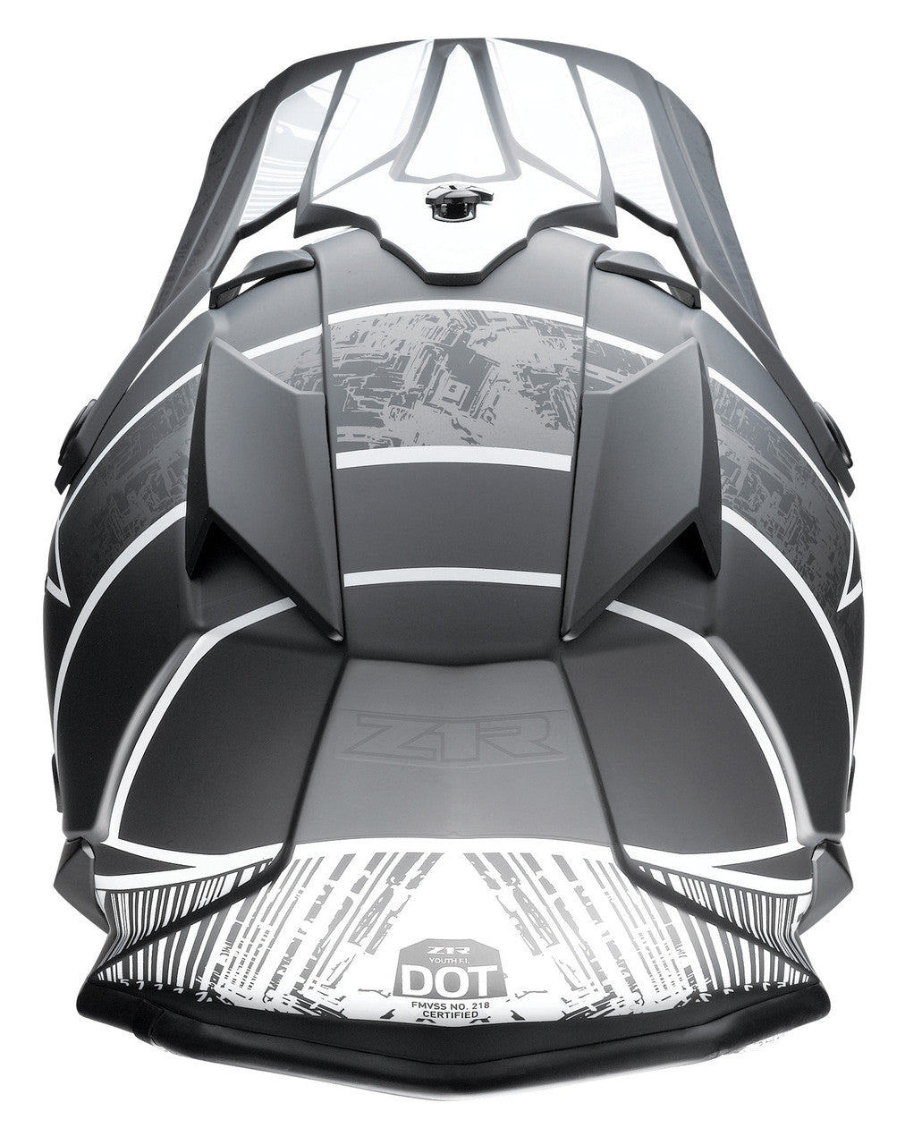 Z1R Youth F.I. Fractal MIPS Offroad Helmet Black