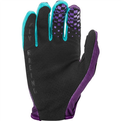 FLY Racing 2021 Youth Girls Lite Gloves - Purple/Blue - Youth Large