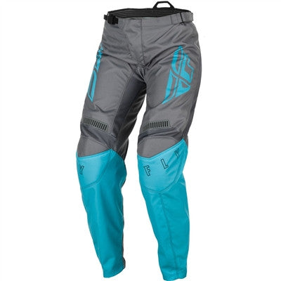 FLY Racing 2021 Youth F-16 Pants - Grey/Blue