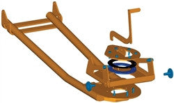 Warn Plow Base For Plow Systems - Plow Base/Tube Assembly