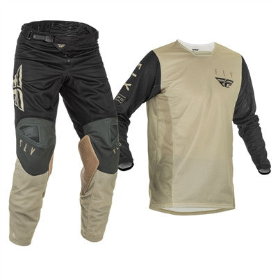 FLY Racing Kinetic Fuel Jersey and Pant Combo Black/White