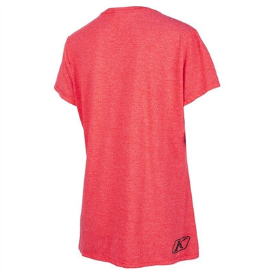 Klim Womens Kute Corp SS Tee - Maroon Frost Black